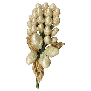 40s Faux Pearl Cluster Bouquet  Brooch