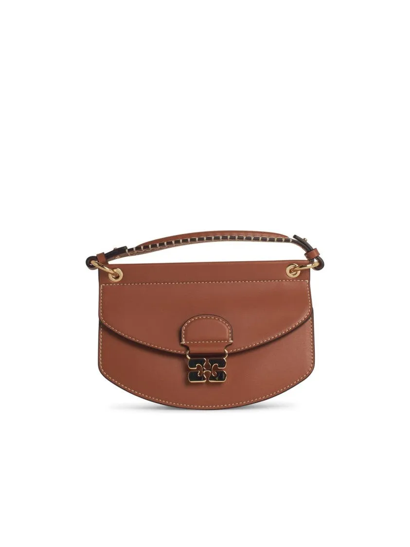 'Apo-G' Brown Leather Bag