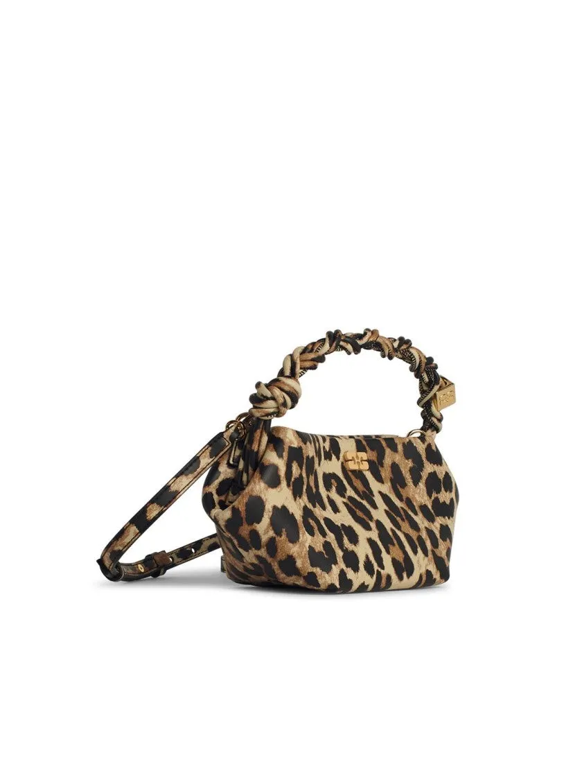 'Bou' Mini Bag In Brown Recycled Leather Blend