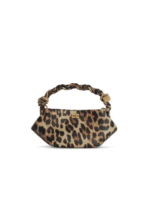 'Bou' Mini Bag In Brown Recycled Leather Blend