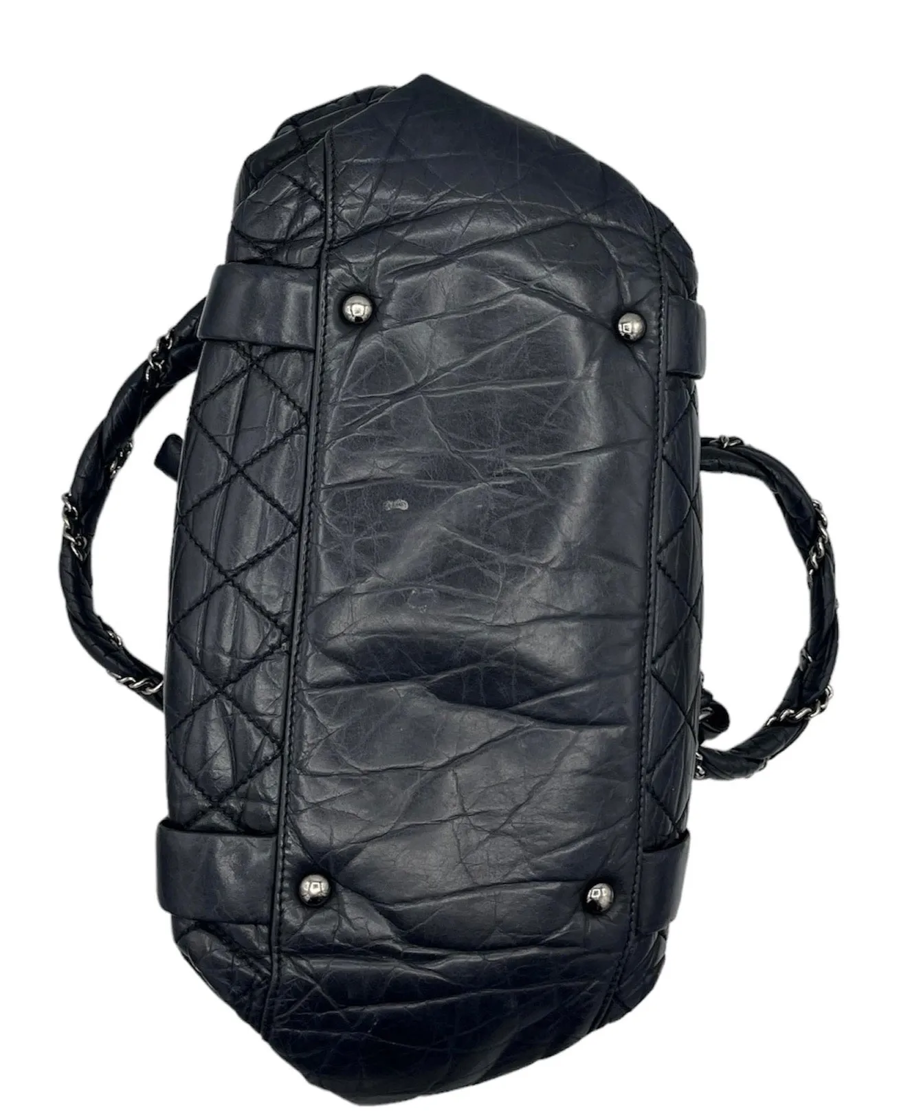 CHANEL Authenticated Black Medium Lady Braid Tote Bag