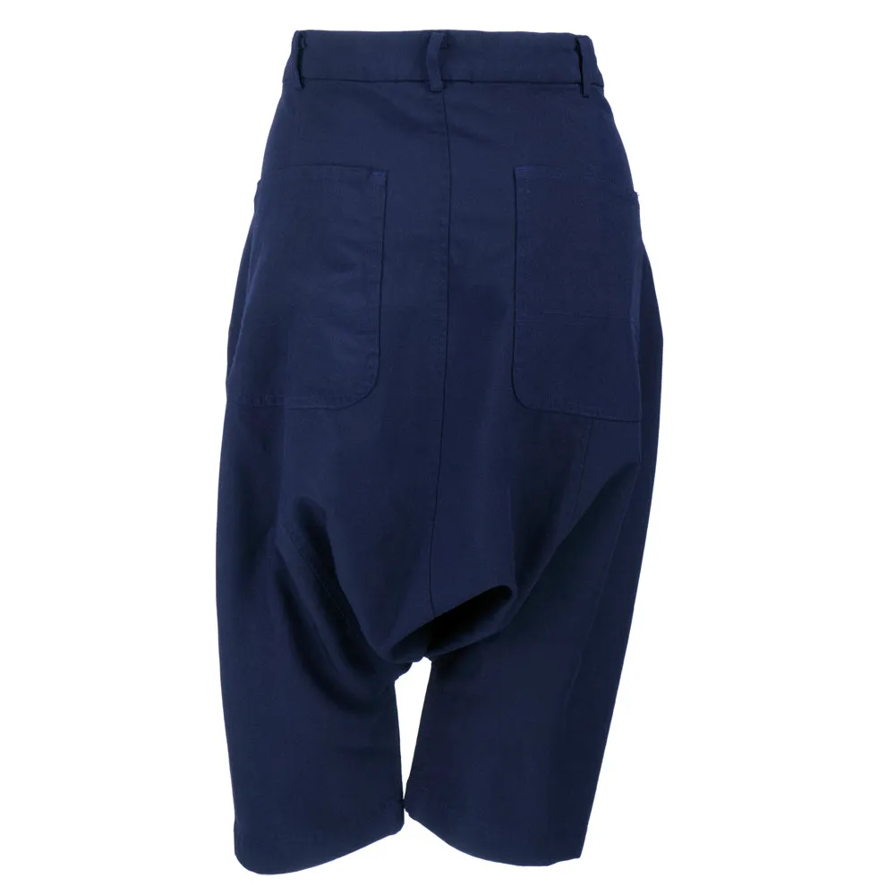 COMME DES GARCONS Deep Indigo Cropped Harem Pants