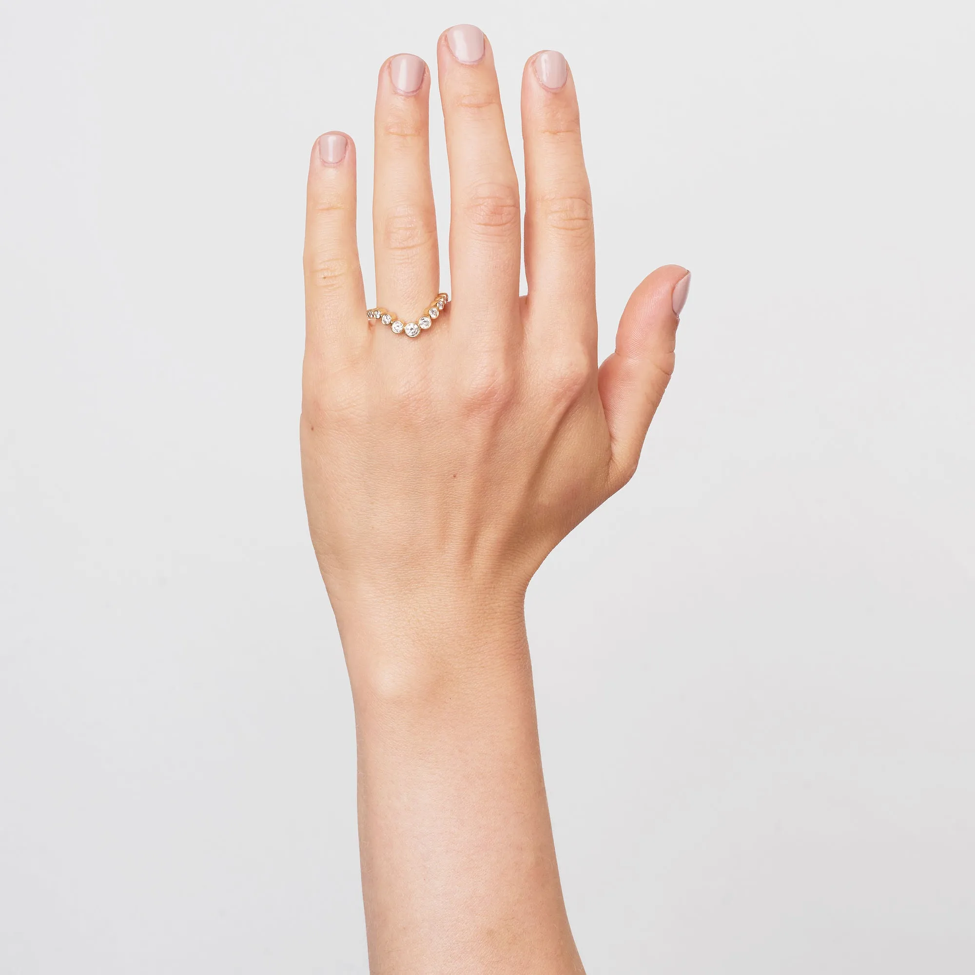 Ersa 14K Gold Ring w. Diamonds