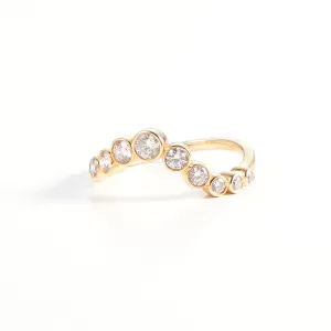 Ersa 14K Gold Ring w. Diamonds