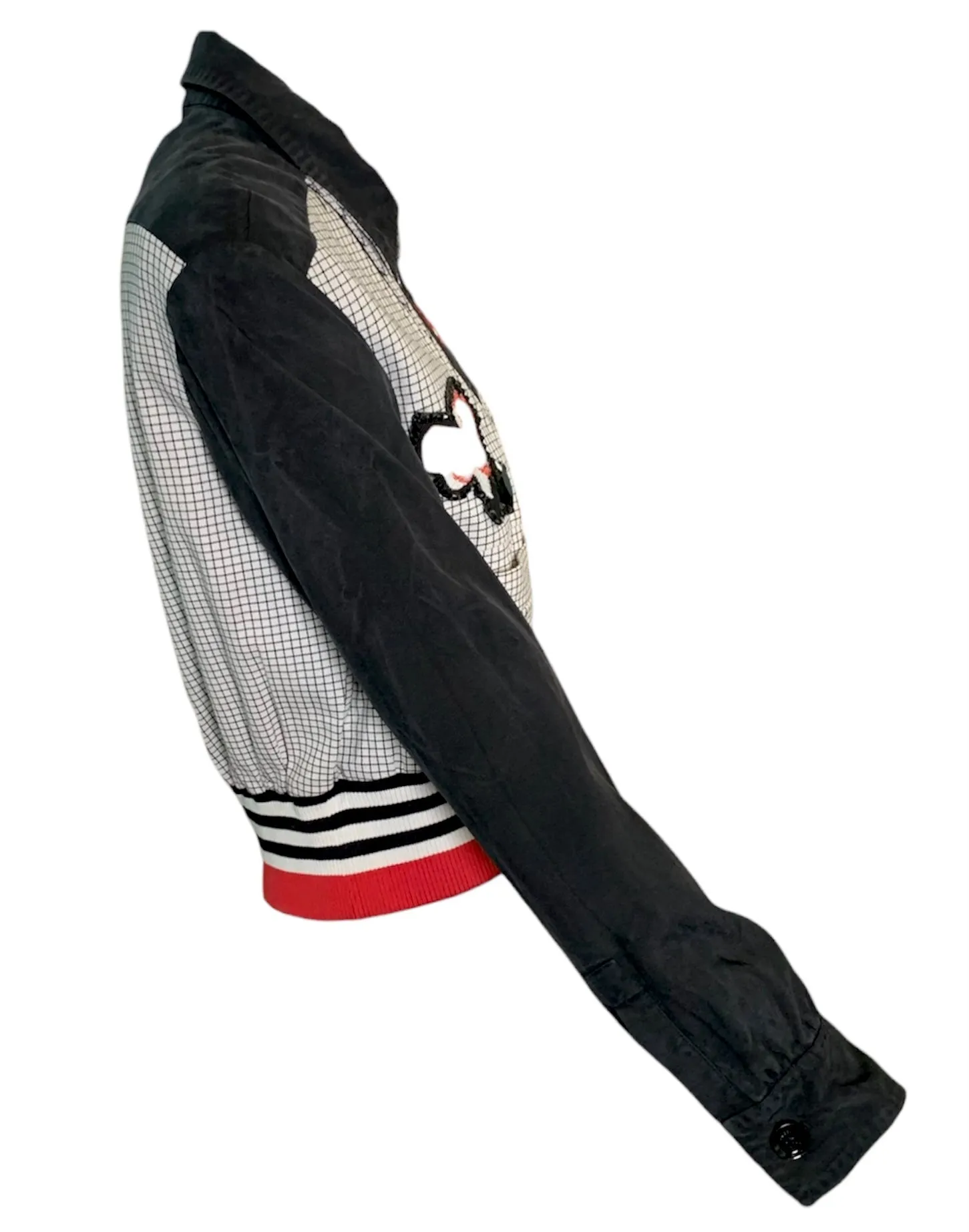 Gucci Bomber Style Member's Club Jacket with Patches