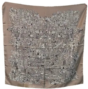 Hermes Scarf 2008 "Legende Moghole" (Mushal Legend) by Karen Petrossian