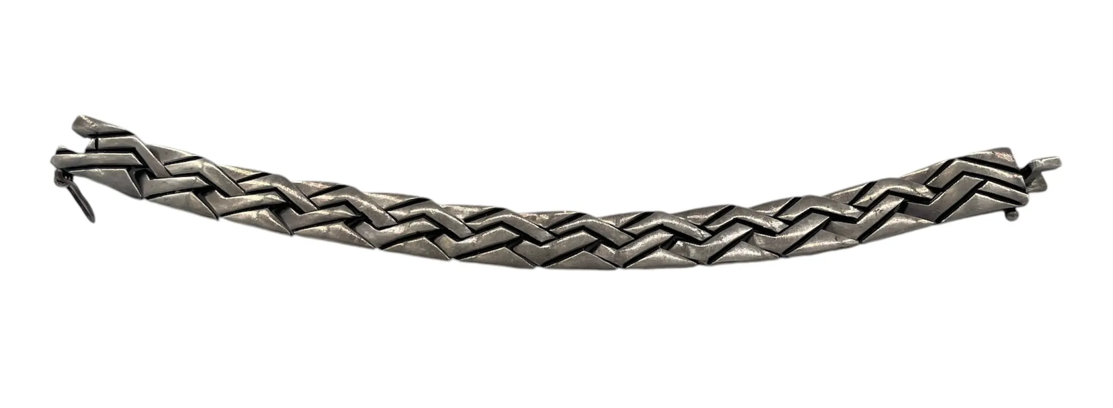 Mexican Sterling Silver Articulated Link Bracelet