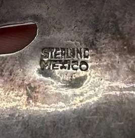 Mexican Sterling Silver Quetzalcoatl Clamper Cuff