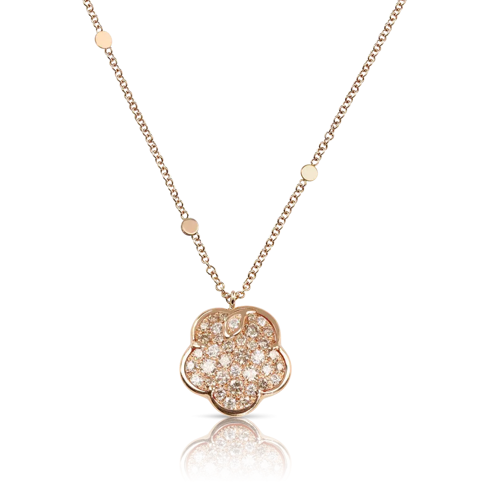Pasquale Bruni Petit Joli True Passion 18ct Rose Gold Diamond Necklace