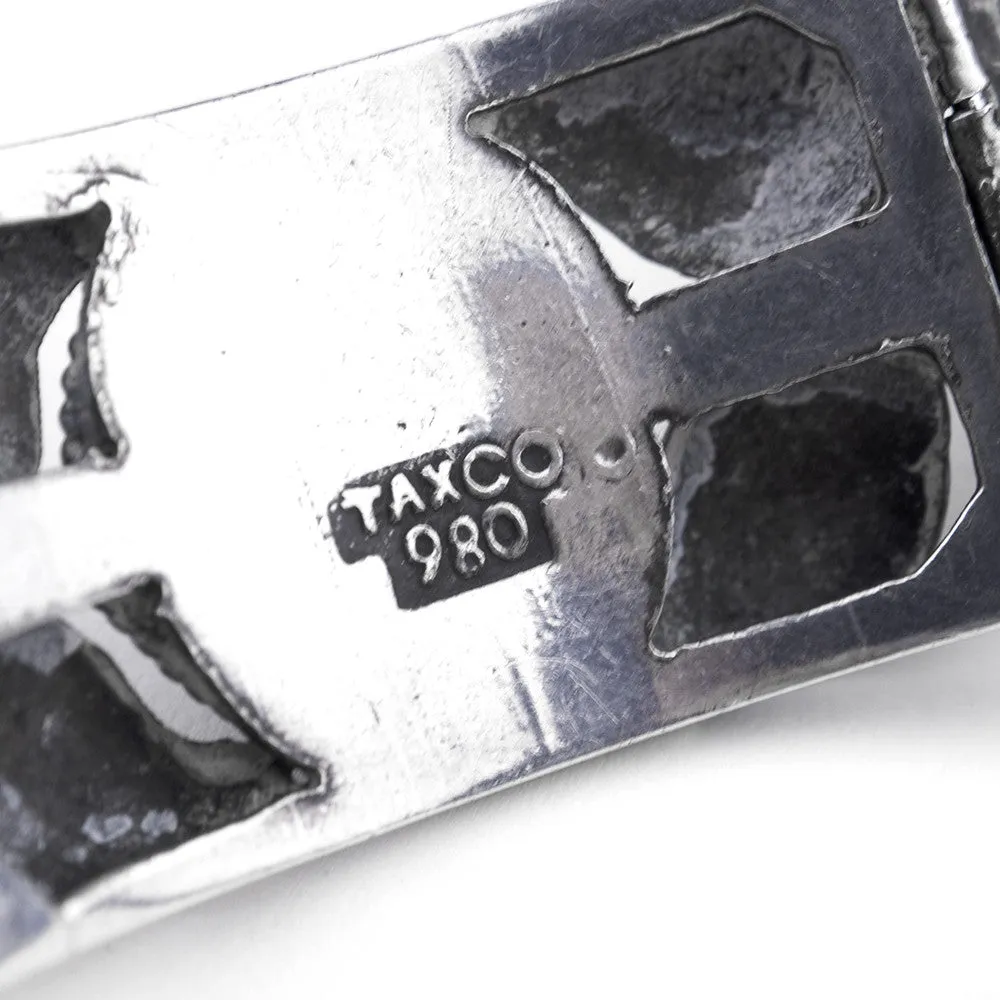 TAXCO 1940's Amethyst & 980 Silver Bracelet