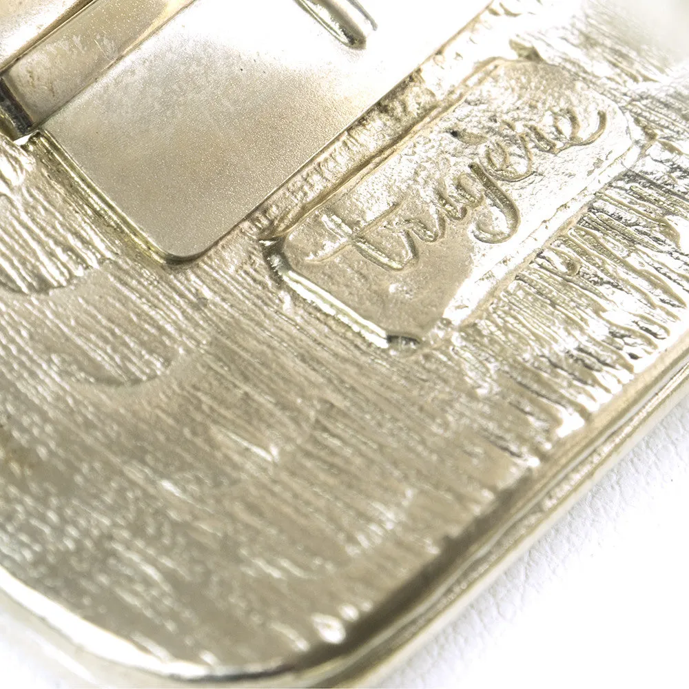 TRIGERE 70s Silver Hammered Cuff