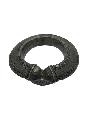 Yemeni Alloy Repousse Cuff Bracelet