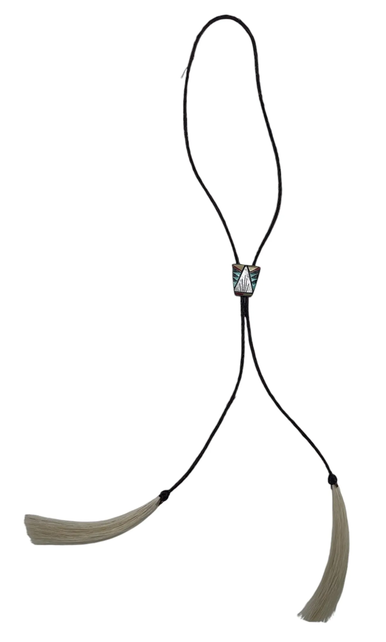 Zuni John & Rosalie Bowannie Stone and Shell Inlay Bolo